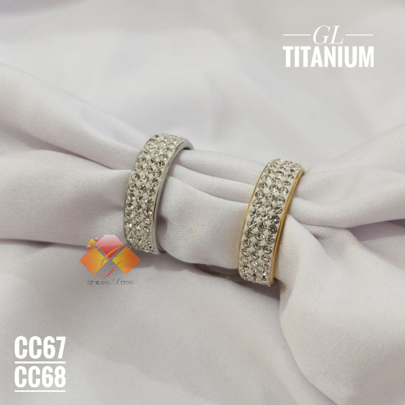 Cincin Titanium Full Mata CC67/CC68