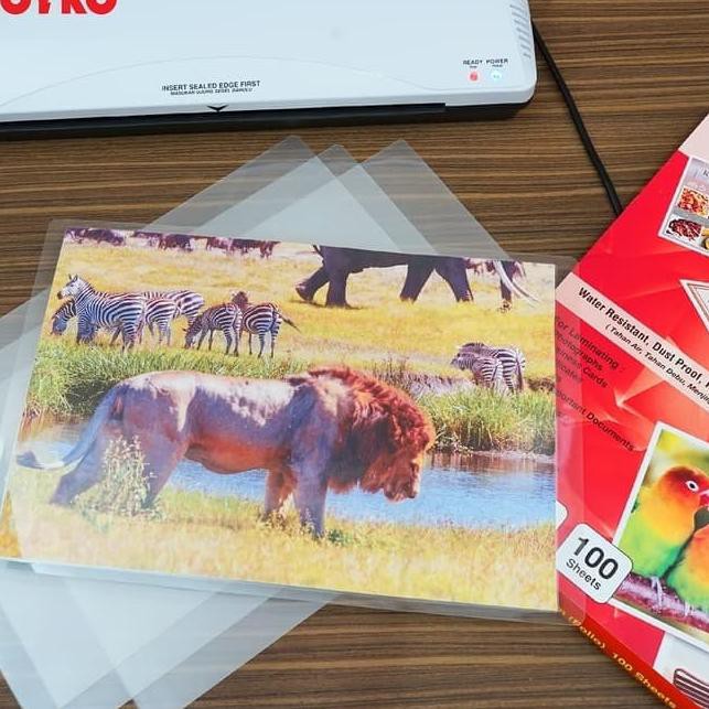 

・ DO Plastik Laminating Film Joyko F4 LF Laminasi Tebal 100 Micron ❇ ♪