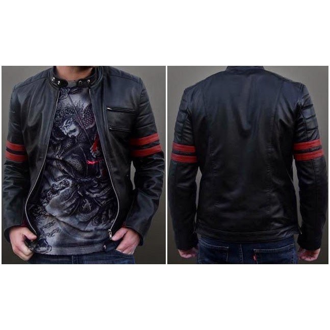 Jaket Kulit Pria Motor Biker Recing Motor Sport Terbaru Termurah X-Men Free Ongkir