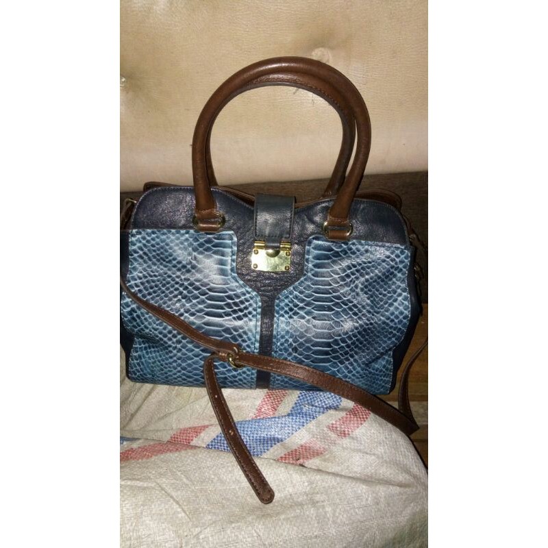 pL Tas Marie Claire kulit ular size big