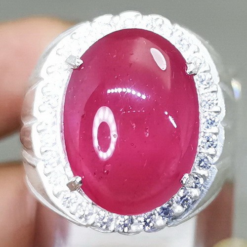 Batu Ruby Pink Merah Muda