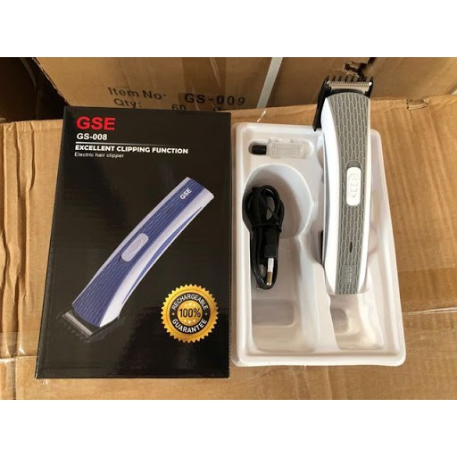 Alat Mesin Pangkas Potong Cukur Rambut Hair Clipper Salon GSE 008 Recharger Original Murah