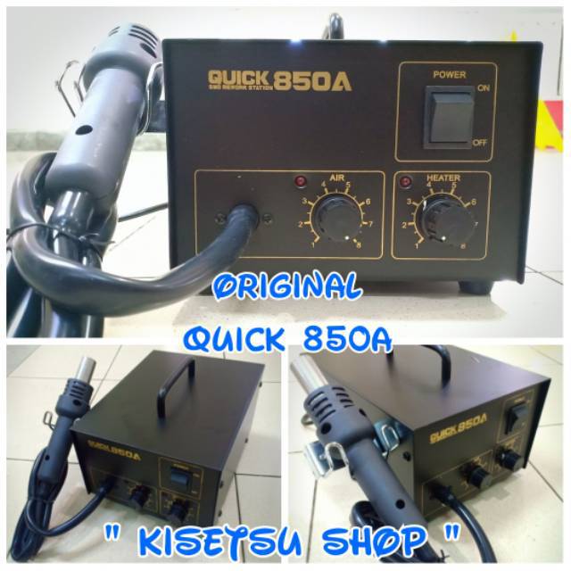 BLOWER / SOLDER UAP ORIGINAL QUICK 850 A / 850A  ( ANALOG MANUAL )