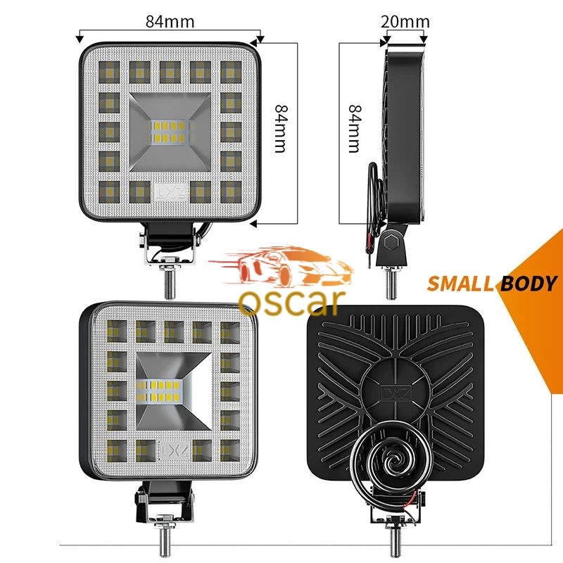 Lampu Tembak Cwl CREE 23 LED &amp; 16 LED /12 Volt Sampai 24 Volt Bisa Semua Bahan Aluminium Lampu Mobil &amp; Motor