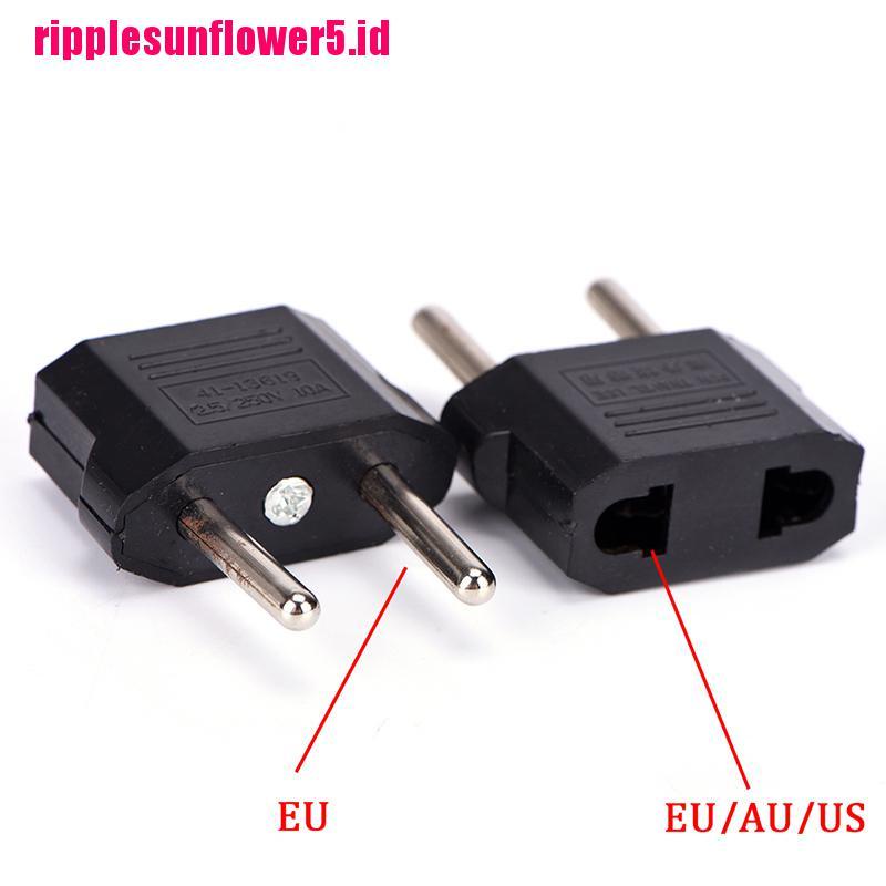 Kabel Adapter Konverter Charger Power AC Plug Us AU EU Ke EU Untuk Handphone