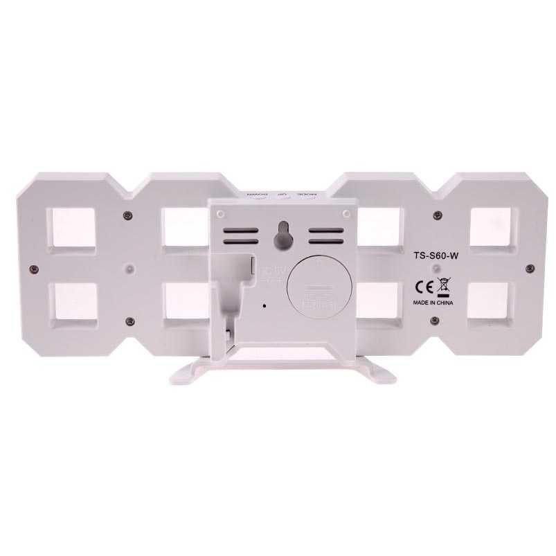 ASS Shop - Moseko Jam Meja LED Digital Clock - TS-S60-W