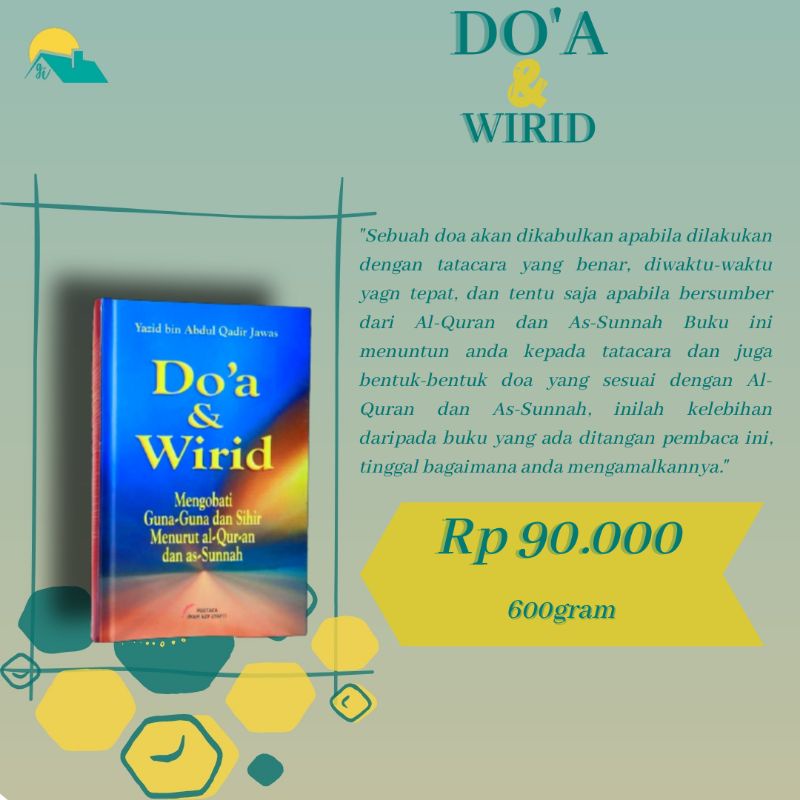 Do'a & Wirid Buku doa dan wirid Ust Yazid Pustaka imm Asy-Syafii/syafii