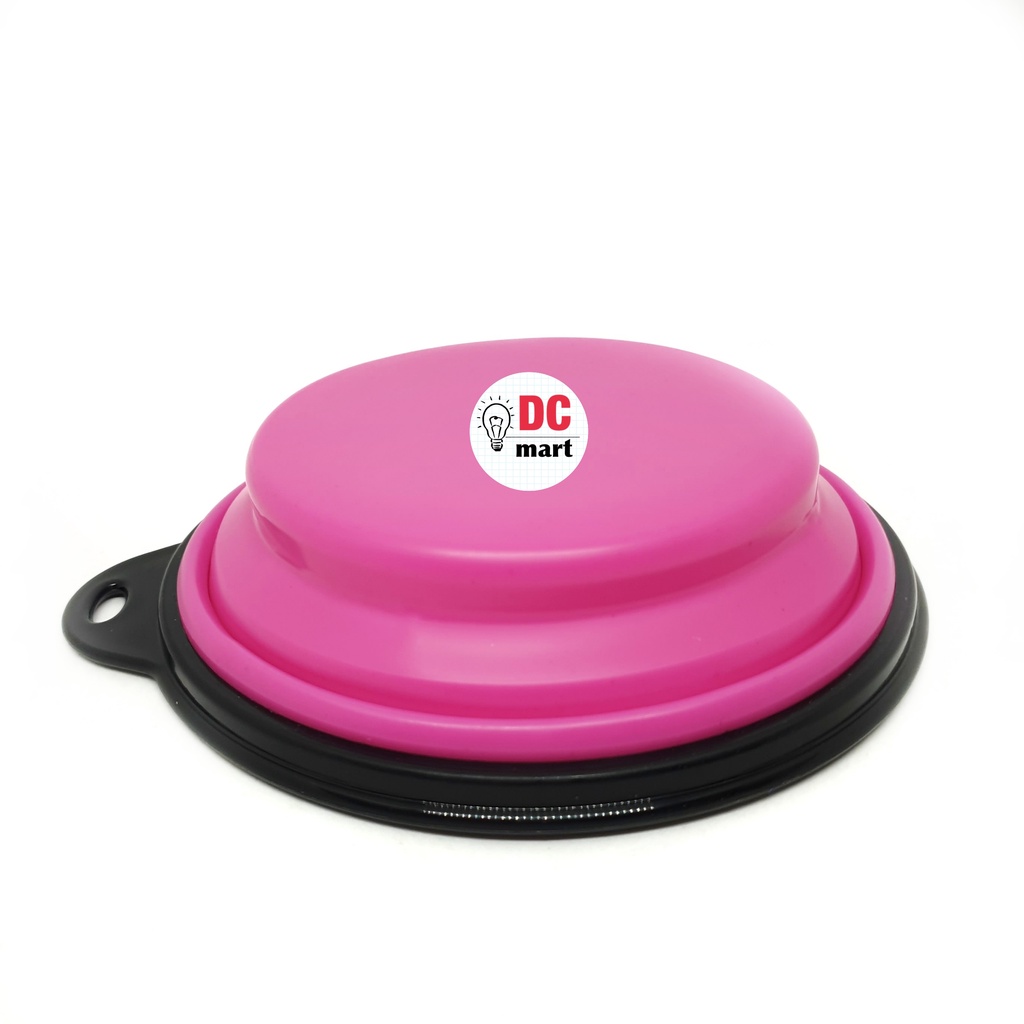 Tempat Makan LIPAT PORTABLE / MP#85/  Bowl Untuk Hewan Anjing Kucing Kelinci Burung