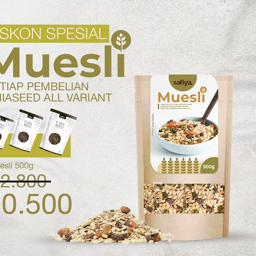 

Terbaik! Chia Seed Organik 250 gram Organic Black Chiaseed Authentic Safiya Food