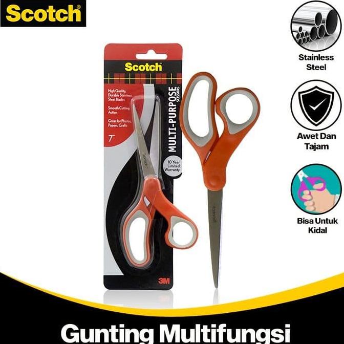 

Diskon 3M 1427 Scotch Gunting sedang Pemotong kertas Scissor 7 Inch Diskon