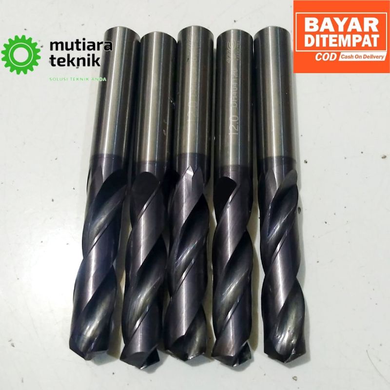 Mata Bor Carbide 12mm Drill Carbide Mata Bor Besi Tembus Baja Bor Bahan Keras 12 mm