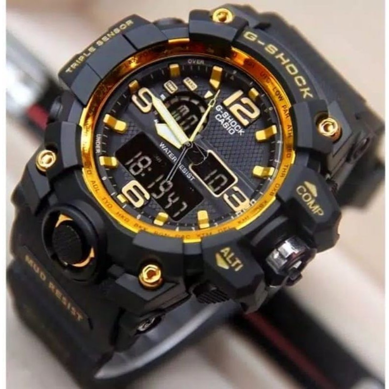 JAM G SHOCK DUAL TAEM DUA LUBANG WATER PROF