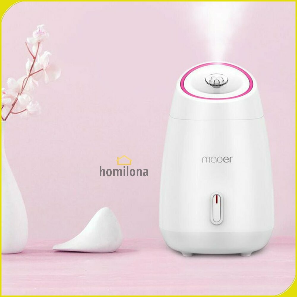 Steamer Muka Nano Spray Steam Machine Beauty Humidifier - Taffware HUMI MR-Z1 - White