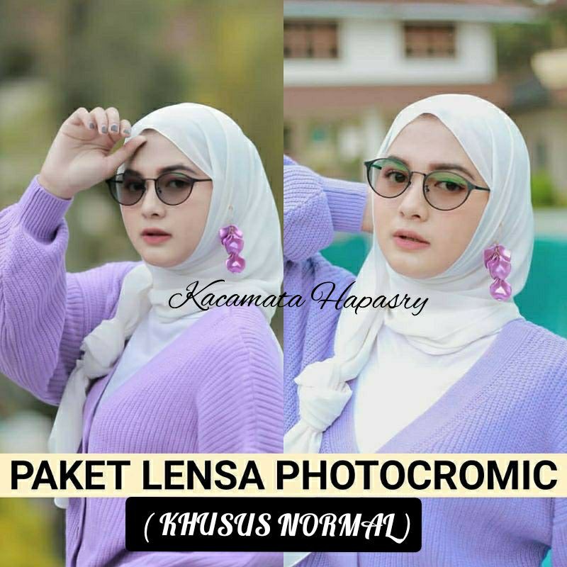 KACAMATA PHOTOCROMIC ( NORMAL ) | KACAMATA WANITA 9614 | KACAMATA FASHION | KACA MATA ANTI UV