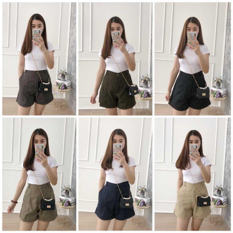 B80.Hye Ra Highwaist Short Pants