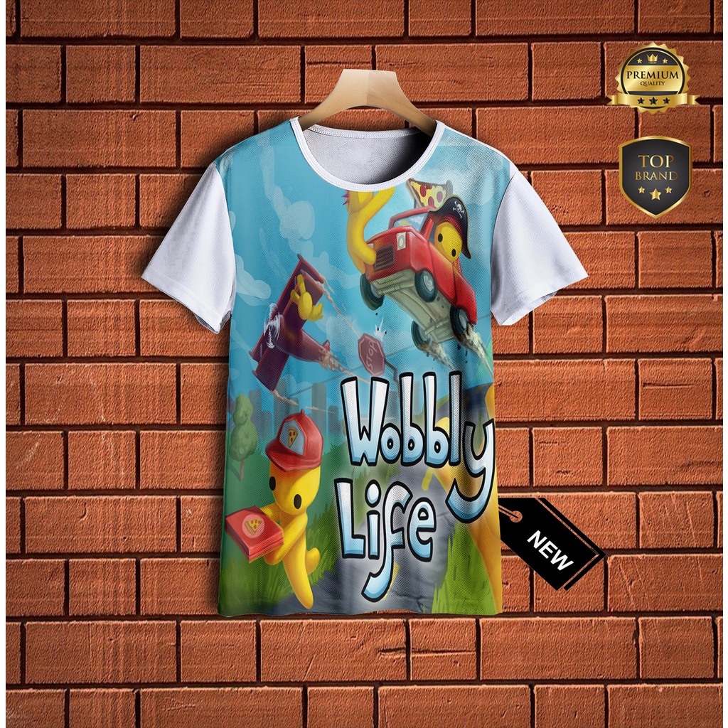 Kaos Anak Game Wobbly Life