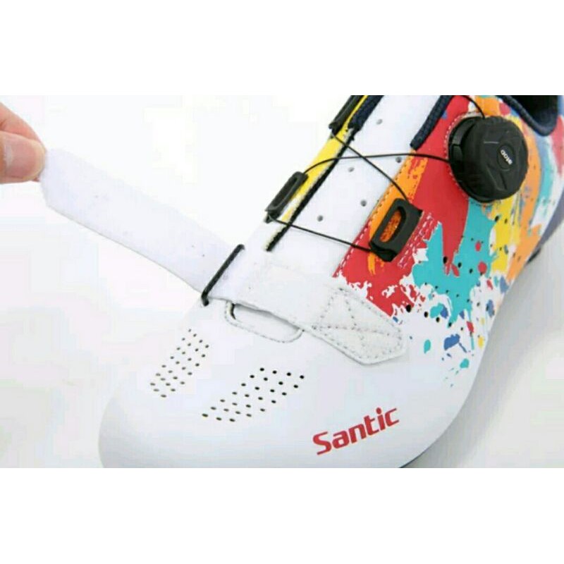 sepatu sepeda santic road bike pria wanita