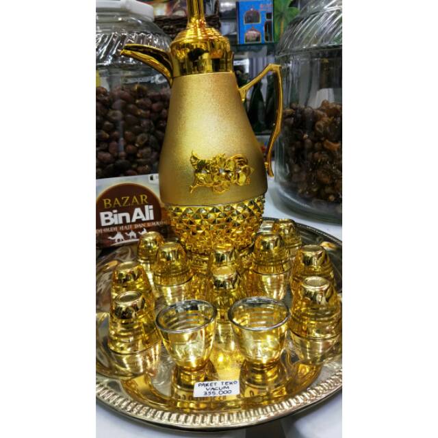 Set Teko Zam Zam Gelas dan Nampan