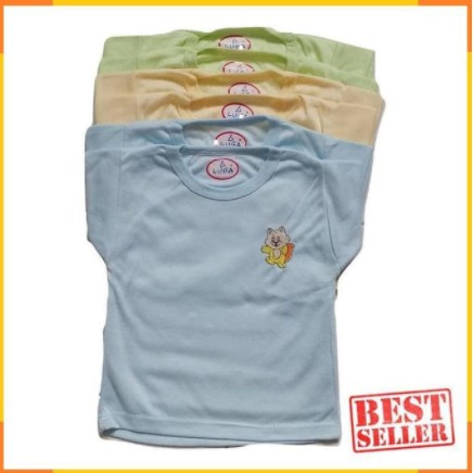 Oblong Bayi Luga Lengan Pendek | Kaos Baby | Atasan Bayi | Sguna | Ecer Satuan 1 Pcs