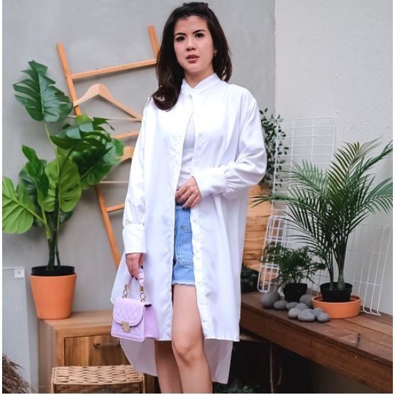 Tunik MURAH ATASAN WANITA Kopi Time MUSLIM BAJU WANITA Putih K3B1 Modis Promo Nyaman Atasan Tunic Ca