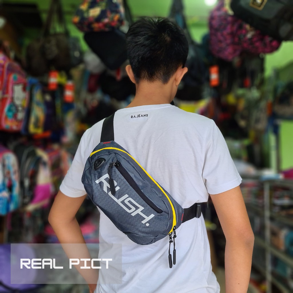 Tas Selempang Tas Pria Tas Selempang Pria Tas Waistbag - tas cowok - selempang cowok - tas kekinian