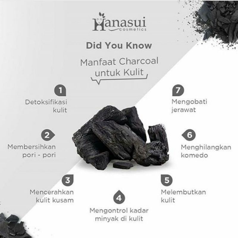 Sabun Pria Hanasui Charcoal Soap Sabun Arang Bambu Cuci Muka Pembersih Wajah Dan Badan Pria Sabun Scrub Hanasui Ori BPOM 9