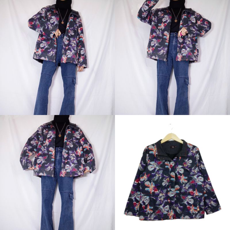 (TERBARU 8/6/22 slide 27-38) THRIFT VINTAGE JAKET OVERSIZE MURAH-11. L (66×118)