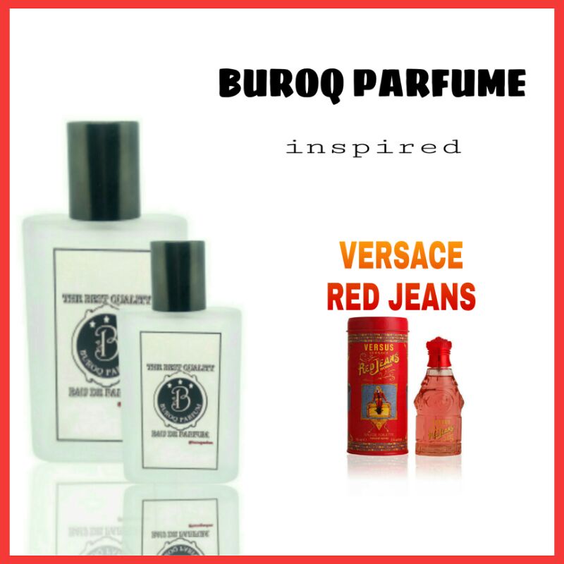 PARFUM WANITA RED JEANS TAHAN LAMA MURAH NON ALKOHOL HARUM FRESH FLORAL -INSPIRED