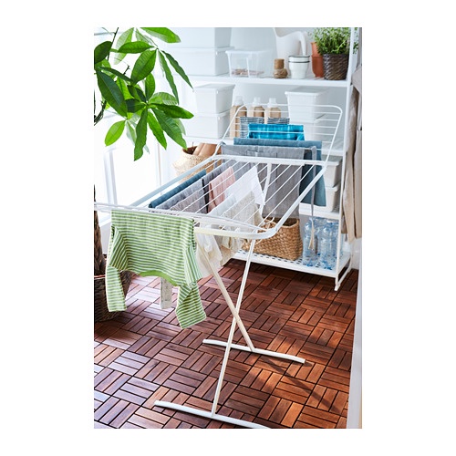 IKEA Mulig Jemuran | Jemuran Baju IKEA Mulig | Rak Baju Putih | Rak Gantungan Baju