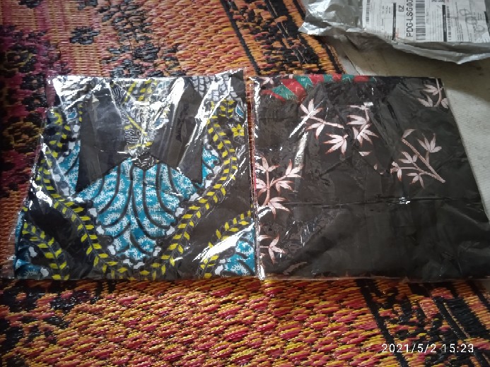 Bswart Batik Hrb026 Kenongo Hem Pendek Padi Pekalongan M L Xl Xxl Batik Pria Murah Modern Grosir