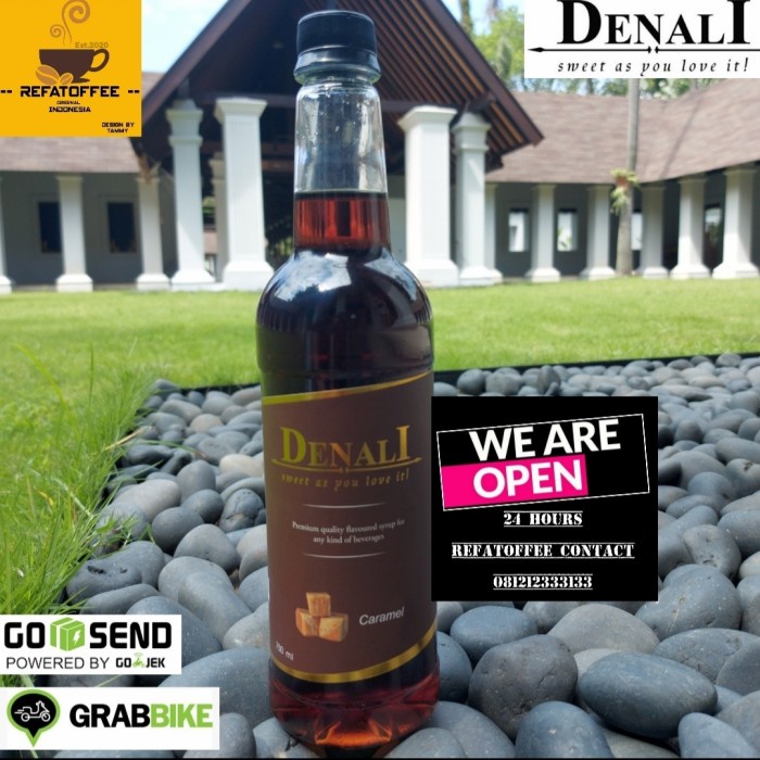 

(BISA COD) CARAMEL SYRUP DENALI 750ML