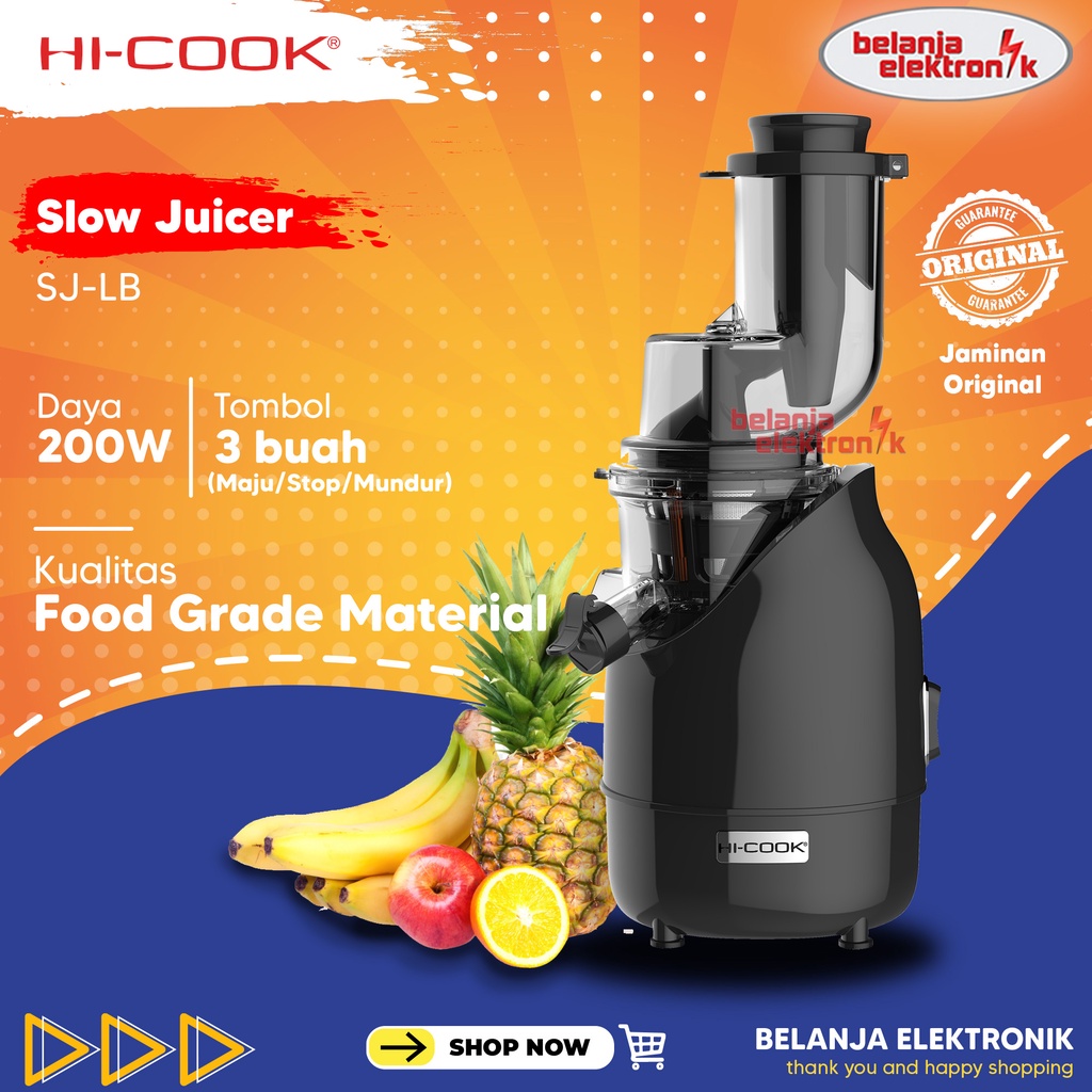 SLOW JUICER HI-COOK SJ-LB PREMIUM QUALITY