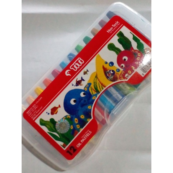 

[100% RealPict] Oil Pastel / Crayon Titi 12 Warna / Crayon Mewarnai
