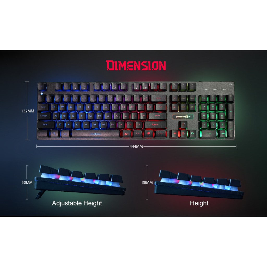 KEYBOARD GAMING IMPERION SLEDGEHAMMER 10