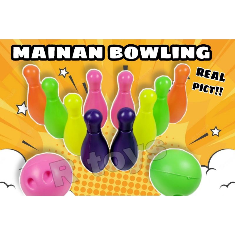 PROMO BISA COD MAINAN ANAK BOLA BOWLING / BOLA BOWLING SET / BOLA BOWLING MURAH