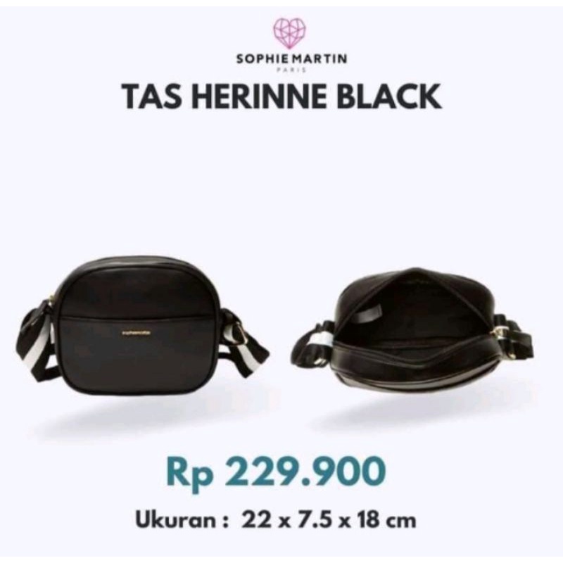 Tas Herinne Black Sophie Paris