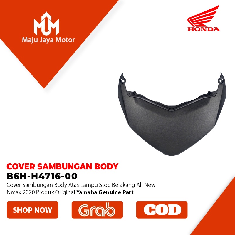 Cover Tail Sambungan Body Atas Lampu Stop Belakang All New Nmax 2020 B6h Original YAMAHA