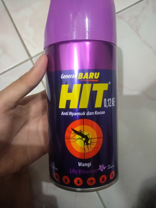 Obat Nyamuk Hit Semprot Aerosol 200 Ml