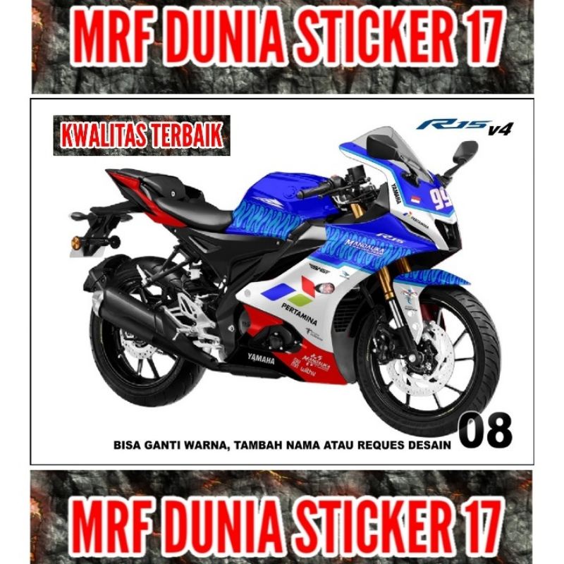 Sticker decal R15 V4 Full Body  Decal Motor R15 V4 Sticker Motor R15 V4 Decal Sticker Motor R15 V4 m