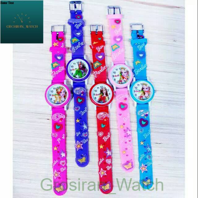 Jam Tangan Fashion Anak Karakter Timbul 3D [G_W]