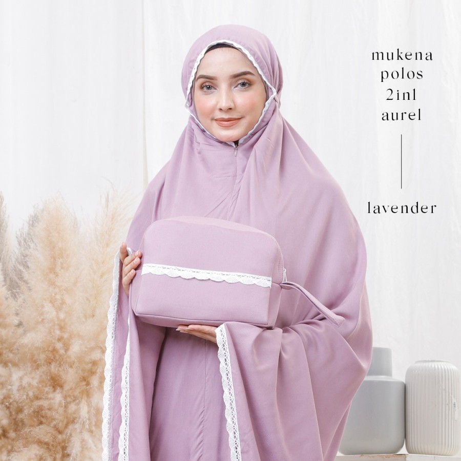 Mukena Dewasa Maura Sutra Renda Mewah || Mukena Maura || Mukena Travelling || Telekung || Mukena Dew