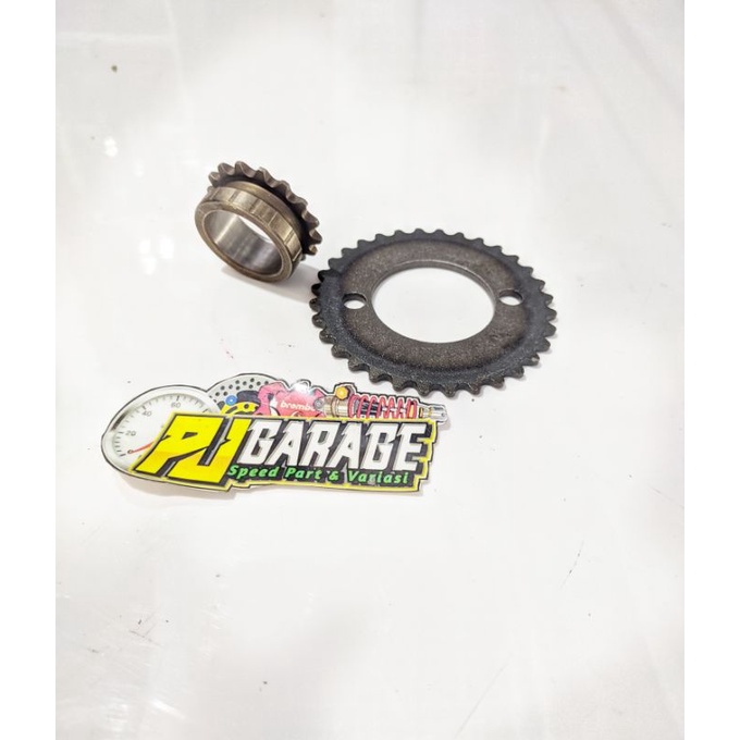 Gear sett gigik timing keteng kamprat Gl series cb Fukuyama gigi timing gl series Fukuyama