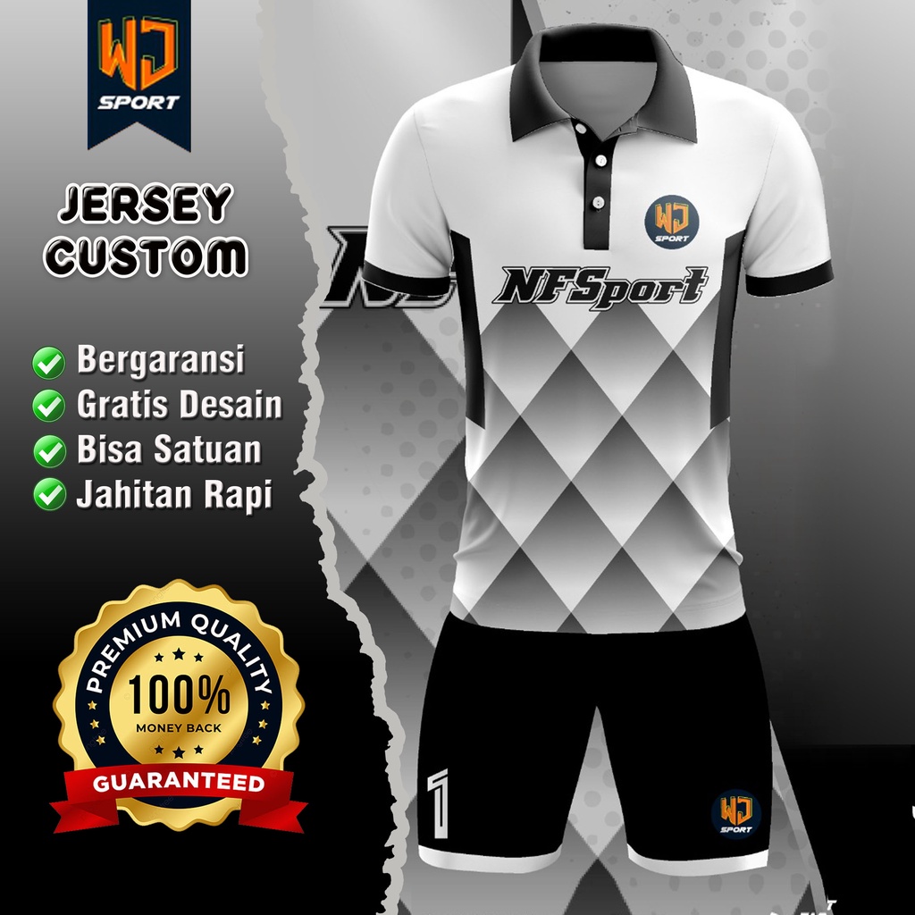 Jersey Futsal Printing Custom Setelan Jersey Jersey Volly Mancing Sepeda Bola Badminton Gaming