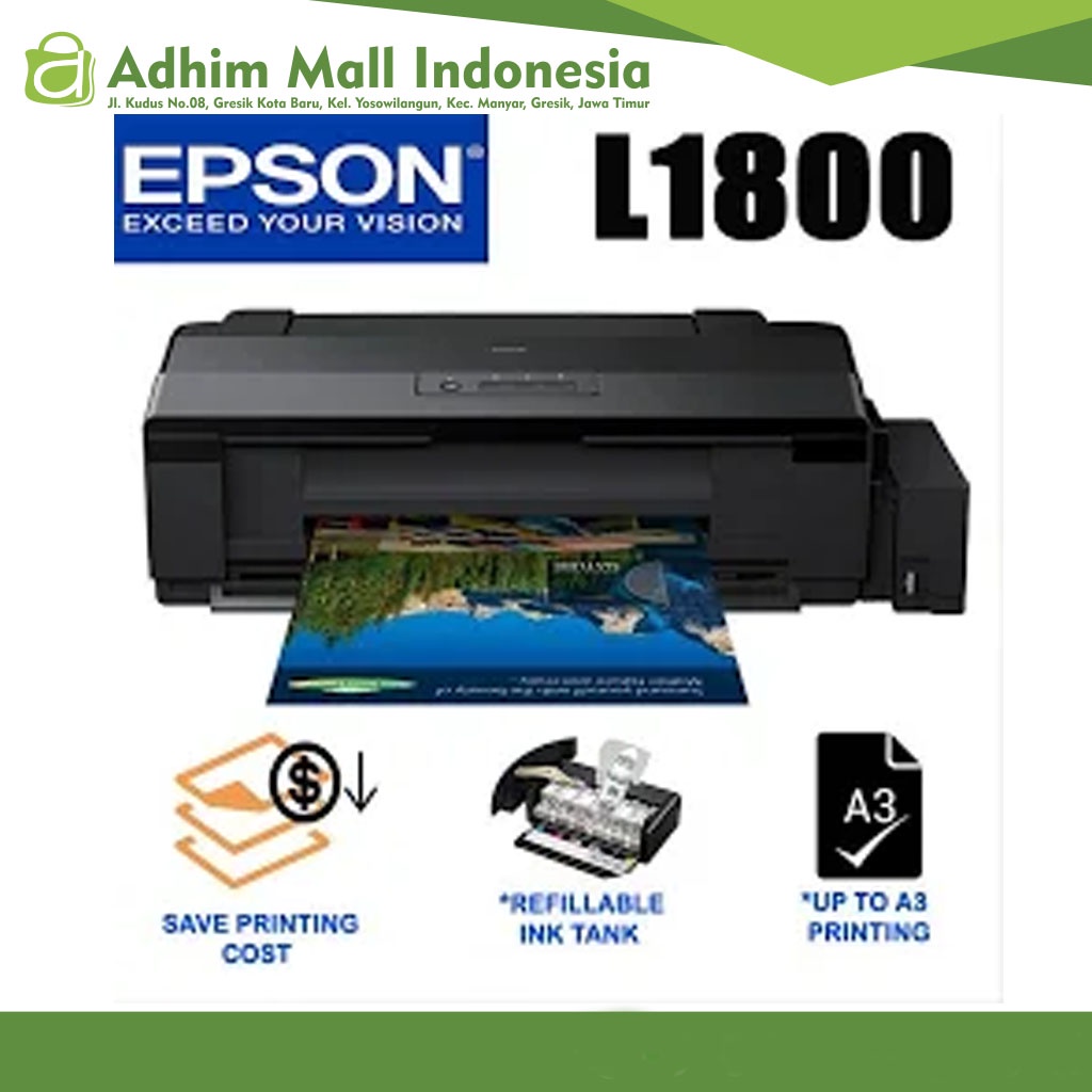 EPSON PRINTER L1800 A3