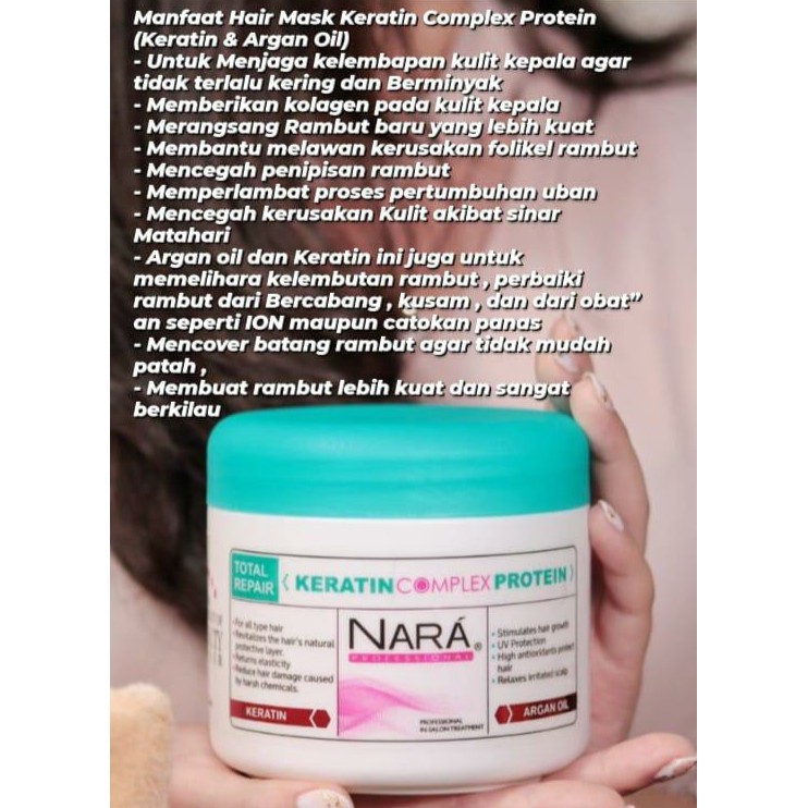 NARA HAIR MASK KERATIN  & ARGAN OIL