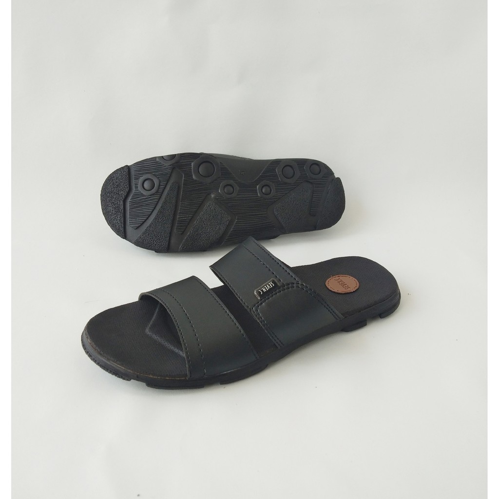 Sandal pria waka105. Sandal kulit. Sandal pria. Sandal slop