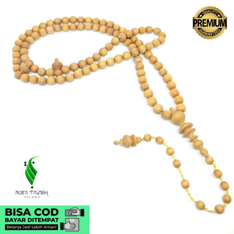 Tasbih Cendana Wangi Size 8mm_Tasbih Muslim 99 Butir