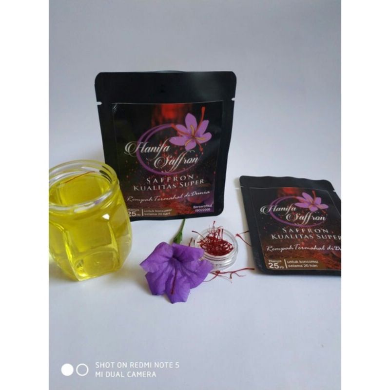 

Saffron Kashmir Kemasan Ekonomis Grade A++ By Hanifa