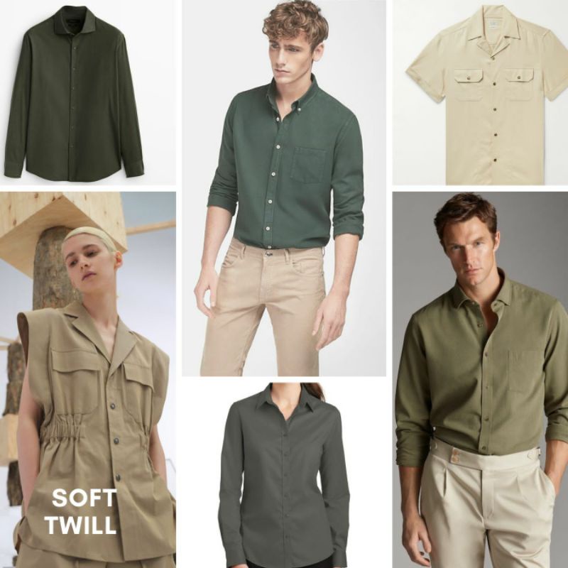 BAHAN KAIN SOFT TWILL UNIQLO