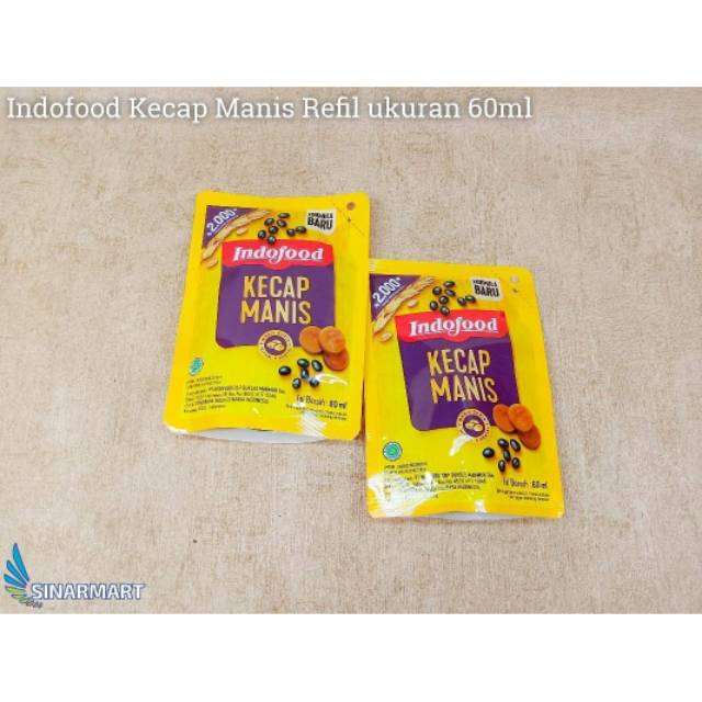 

KECAP MANIS INDOFOOD REFIL 60ML